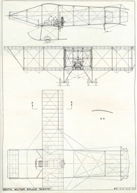 Plan drawing of Boxkite (Bristol Aero Collection).