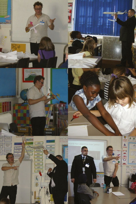 Years 4 and 5 each had a half-day science workshop led by Adam Nieman with help from Airbus volunteer Kayvon Barad on 17 September.