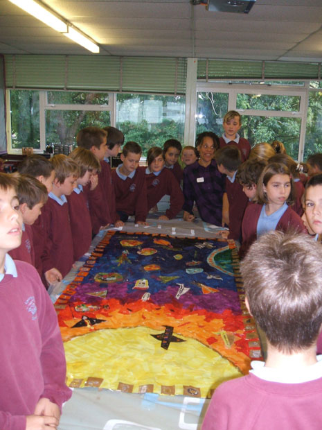 Pupils in Year 5/6 took part in an all-day collage-making workshop with Gloria Ojulari Sule in September and an all-day science workshop with Adam Nieman in October.