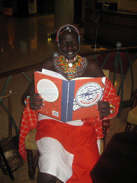 A Masai warrior.